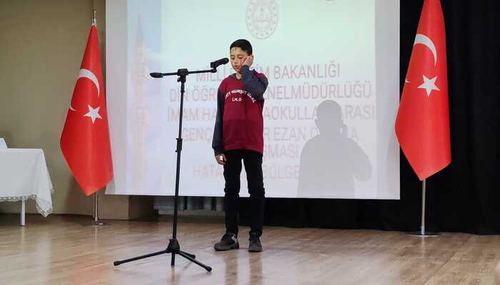 GENÇ BİLALLER EZAN OKUMA YARIŞMASI 2.BÖLGE BİRİNCİSİ AHMET AL ALİ!