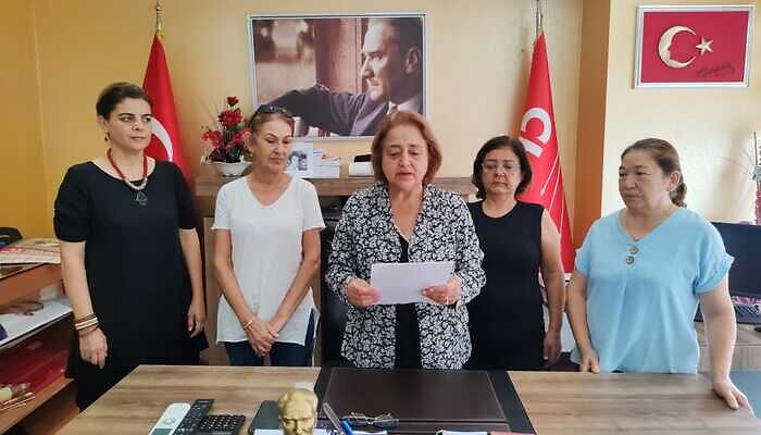 CUMHURİYET HALK PARTİSİ KADIN KOLLARINDAN BASIN AÇIKLAMASI!