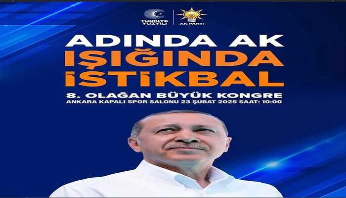 AK PARTİ’DE 8.OLAĞAN KONGRE İÇİN START VERDİ!