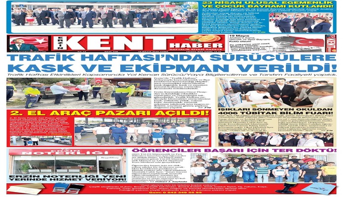 YEŞİLKENT HABER GAZETESİNİN 348. SAYISI!