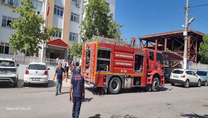 ERZİN HÜKÜMET KONAĞI’NDA YANGIN TATBİKATI YAPILDI!
