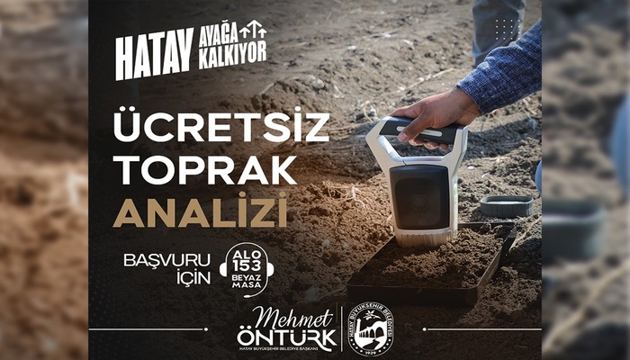 ÜCRETSİZ TOPRAK ANALİZİ HİZMETİ 25 AĞUSTOS’TA BAŞLIYOR!