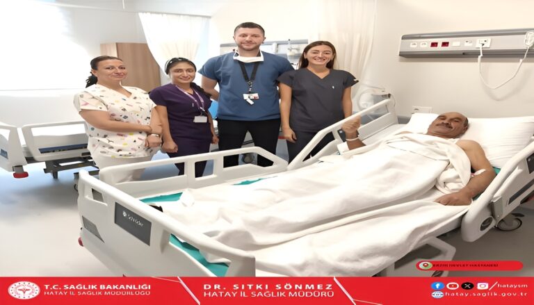 ERZİN DEVLET HASTANESİ’NDE İLK AMELİYAT BAŞARIYLA GERÇEKLEŞTİ!