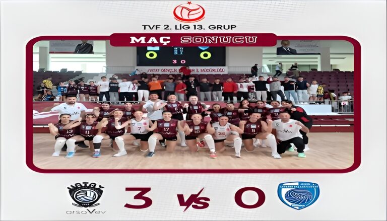 KADINLAR HATAY VOLEYBOL SPOR KULÜBÜ GALİBİYET SERİSİNE DEVAM EDİYOR!