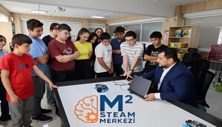 M² STEAM MERKEZİ GENÇ BEYİNLERE IŞIK OLUYOR!