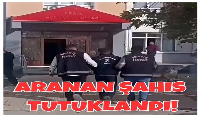 ERZİN’DE SALDIRI AMAÇLI ATEŞLİ SİLAH TAŞIMAKTAN HAPİS CEZASI BULUNAN ŞAHIS YAKALANDI!