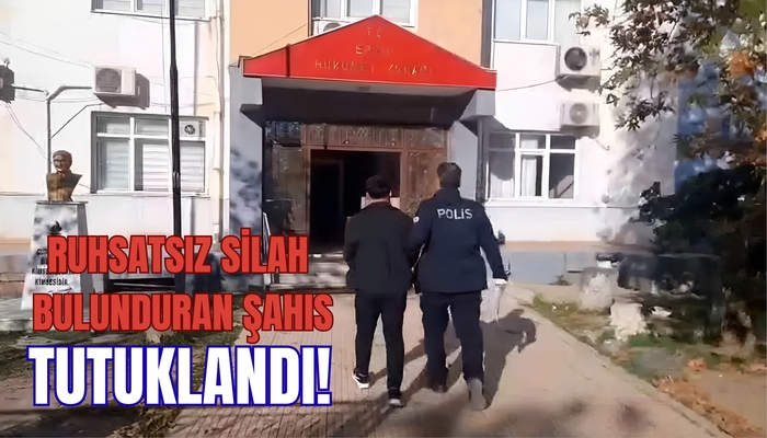 ERZİN’DE GERÇEKLEŞEN OPERASYONDA RUHSATSIZ SİLAH VE MERMİ ELE GEÇİRİLDİ!