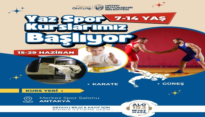 HBB YAZ SPOR KURSLARI BAŞLIYOR!